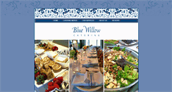Desktop Screenshot of bluewillowcatering.com